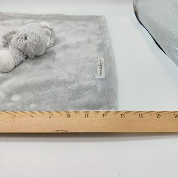 Blankets and Beyond' Gray Elephant Lovey Security Blanket Baby Fleece Plush - Picture 6 of 7